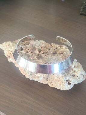 Vintage Ed Levin Sterling Silver Cuff Bracelet